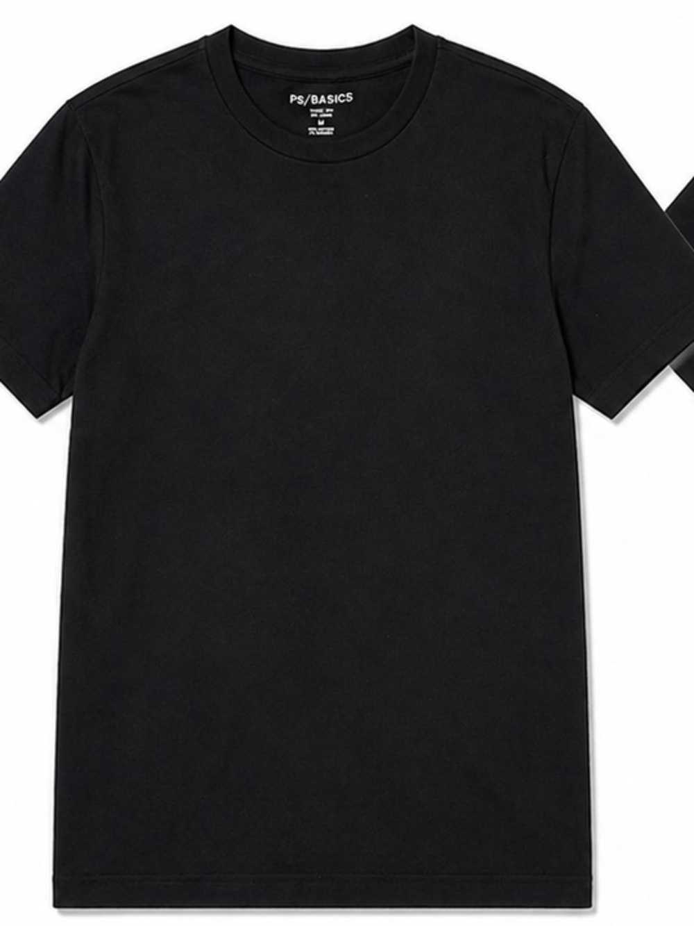 Men's Black Crew Neck T-Shirt